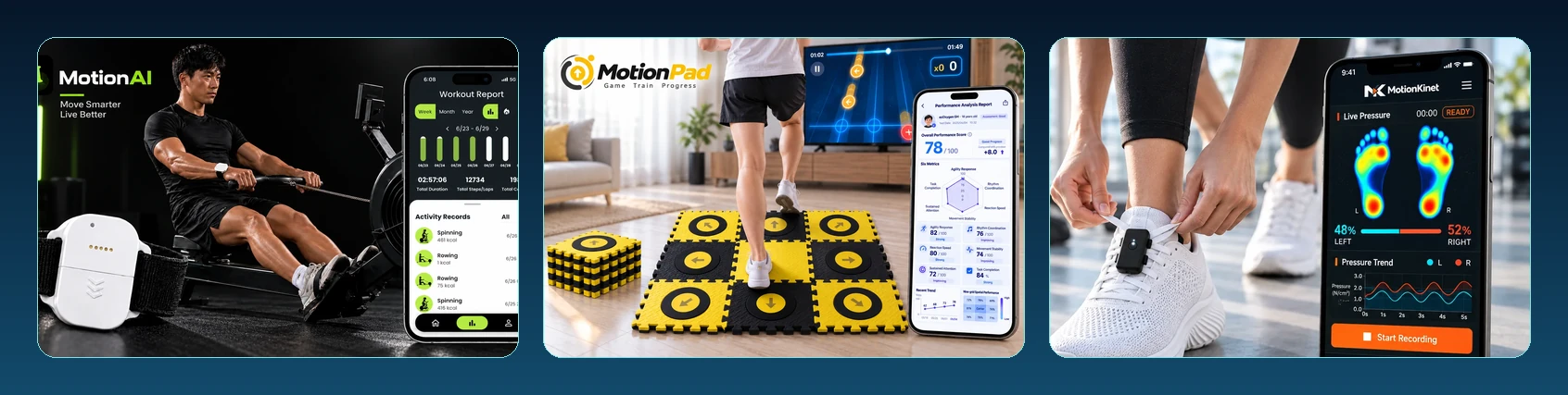 Genius Holdings 三項產品：MotionAI、MotionPad 與 MotionKinet
